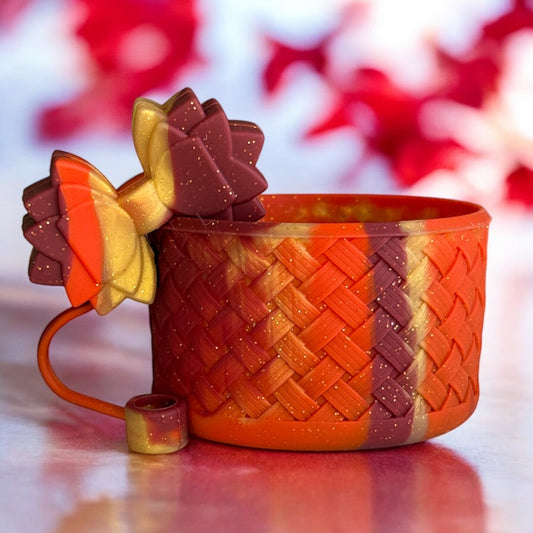 Fall Swirl Basketweave
