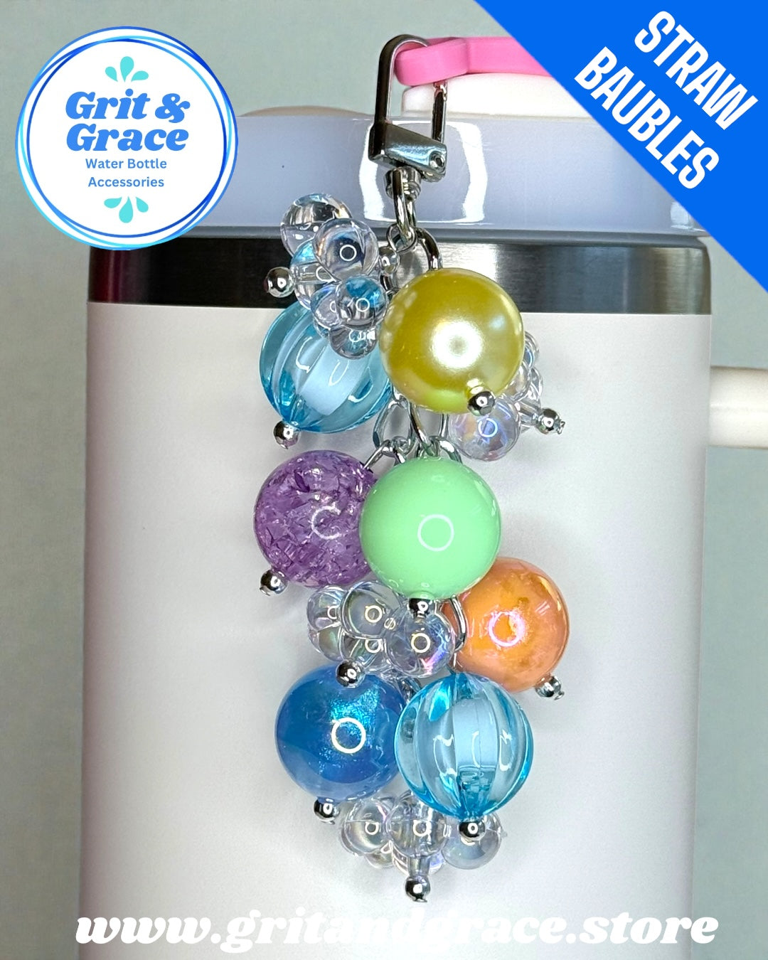 Rainbow #5 Straw Bauble