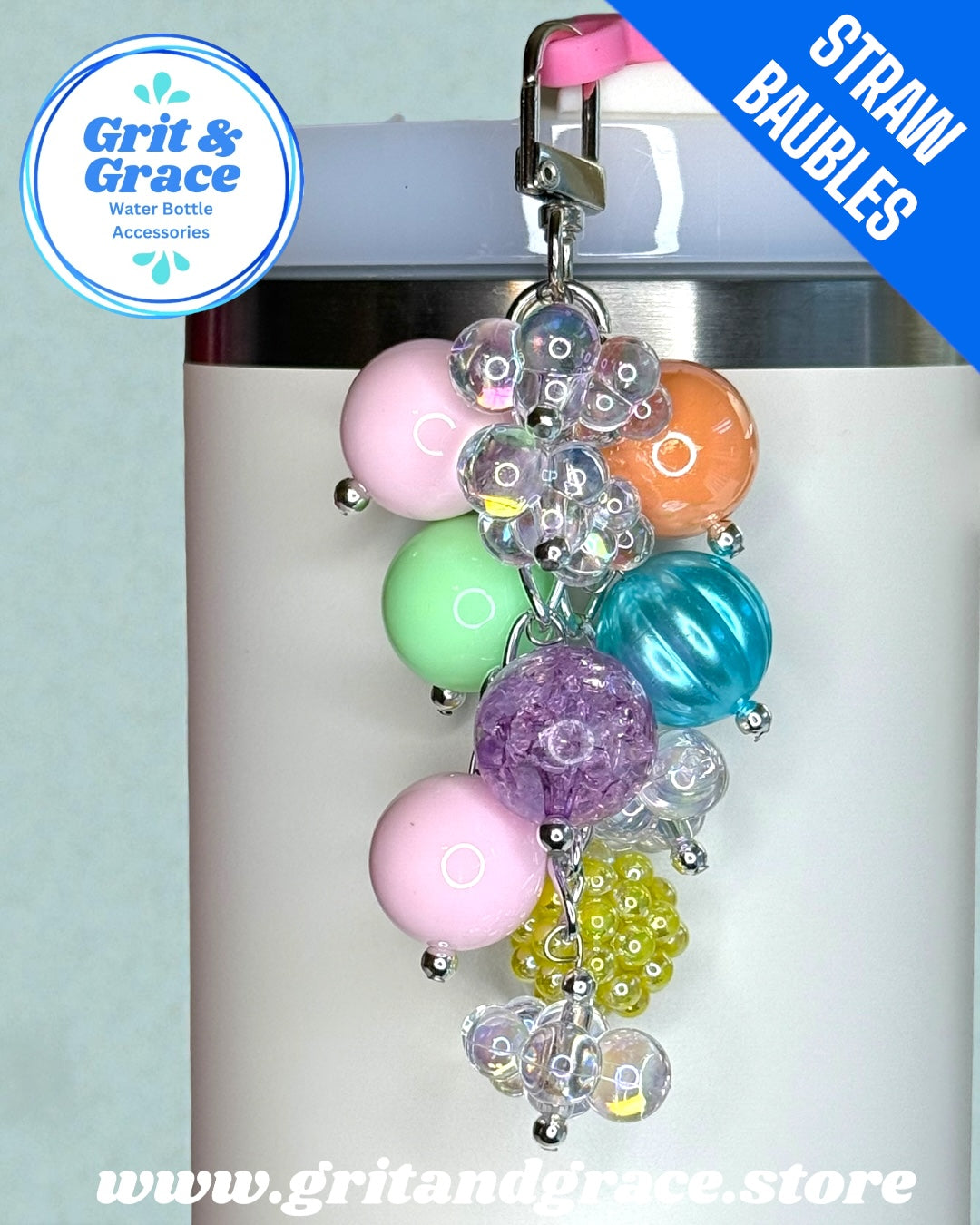 Rainbow #6 Straw Bauble