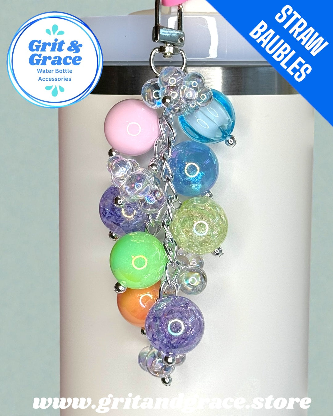 Rainbow #8 Straw Bauble