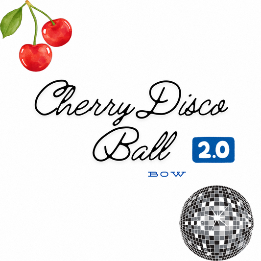 Cherry Disco Ball 2.0 Bow
