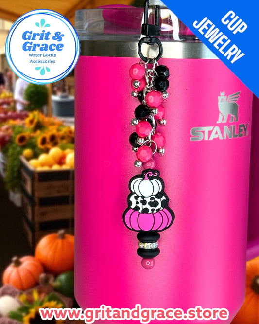 Triple Pink Pumpkin Cup Jewelry
