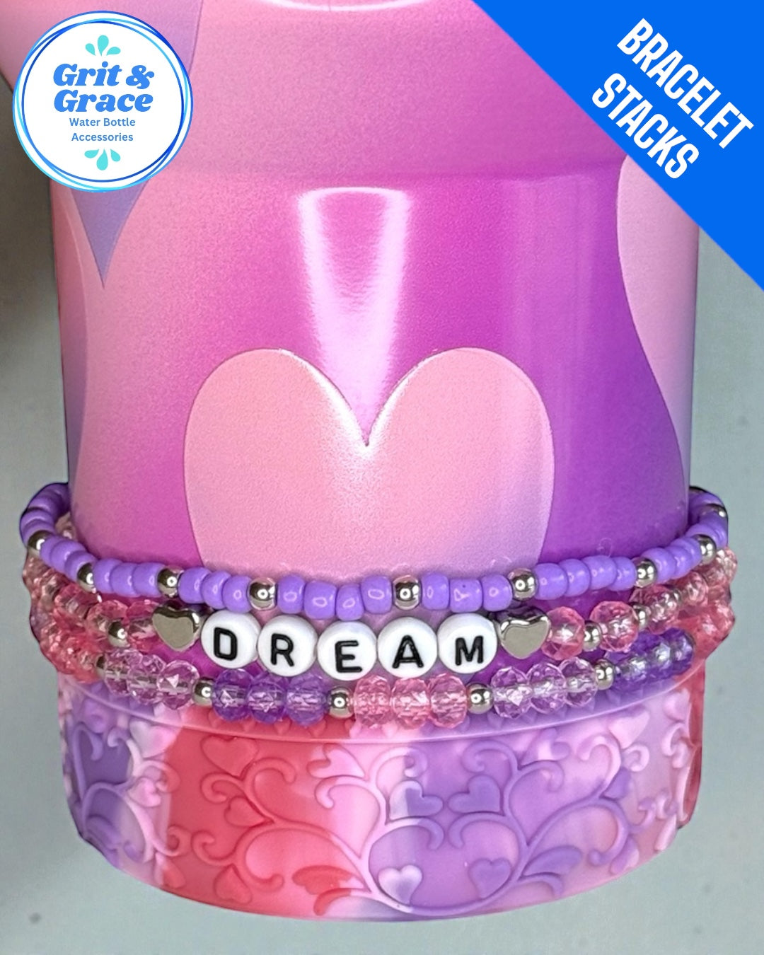 Dream Stretchy Cup Bracelets (Set of 3)