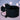Gracie Midnight Black Matte Straw Topper