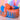 Gracie Coral Swirl Straw Topper
