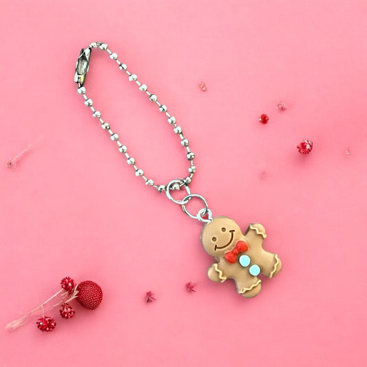 Gingerbread Man Handle Charm