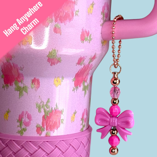 Bubblegum Bow Hang Anywhere Charm