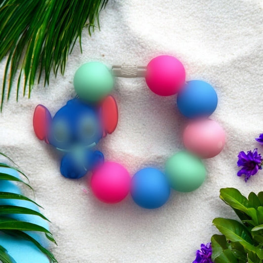 Blue Visitor Donut Handle Bracelet