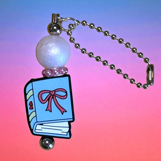 Coquette Book Hang Anywhere Charm