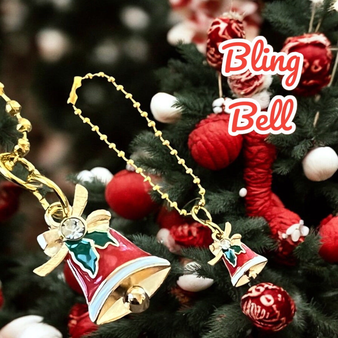 Bling Bell Christmas Charm