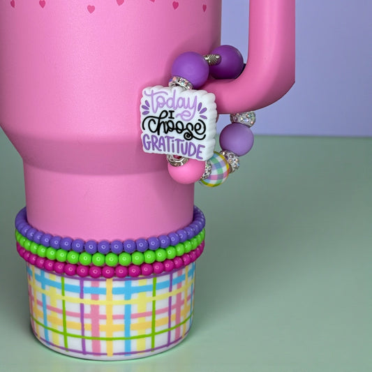 Today I Choose Gratitude Handle Bracelet
