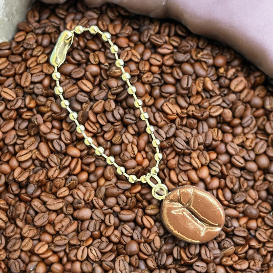 Coffee Bean Handle Charm