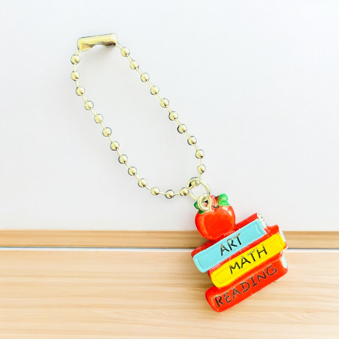Book Stack Handle Charm