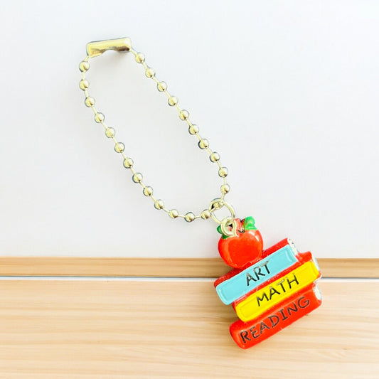 Book Stack Handle Charm