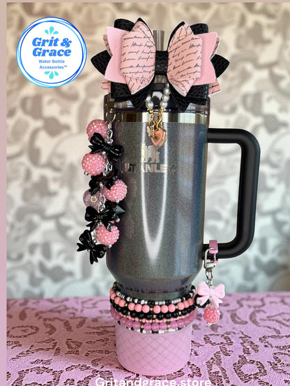 Handwritten Pink Bow