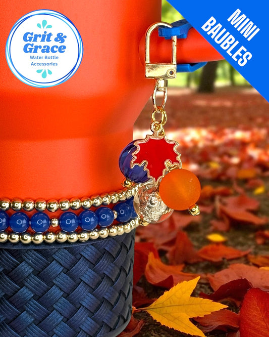 Falling Leaves Mini Straw Bauble