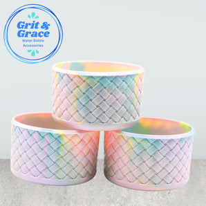 Basketweave Pastel Macaron Boot