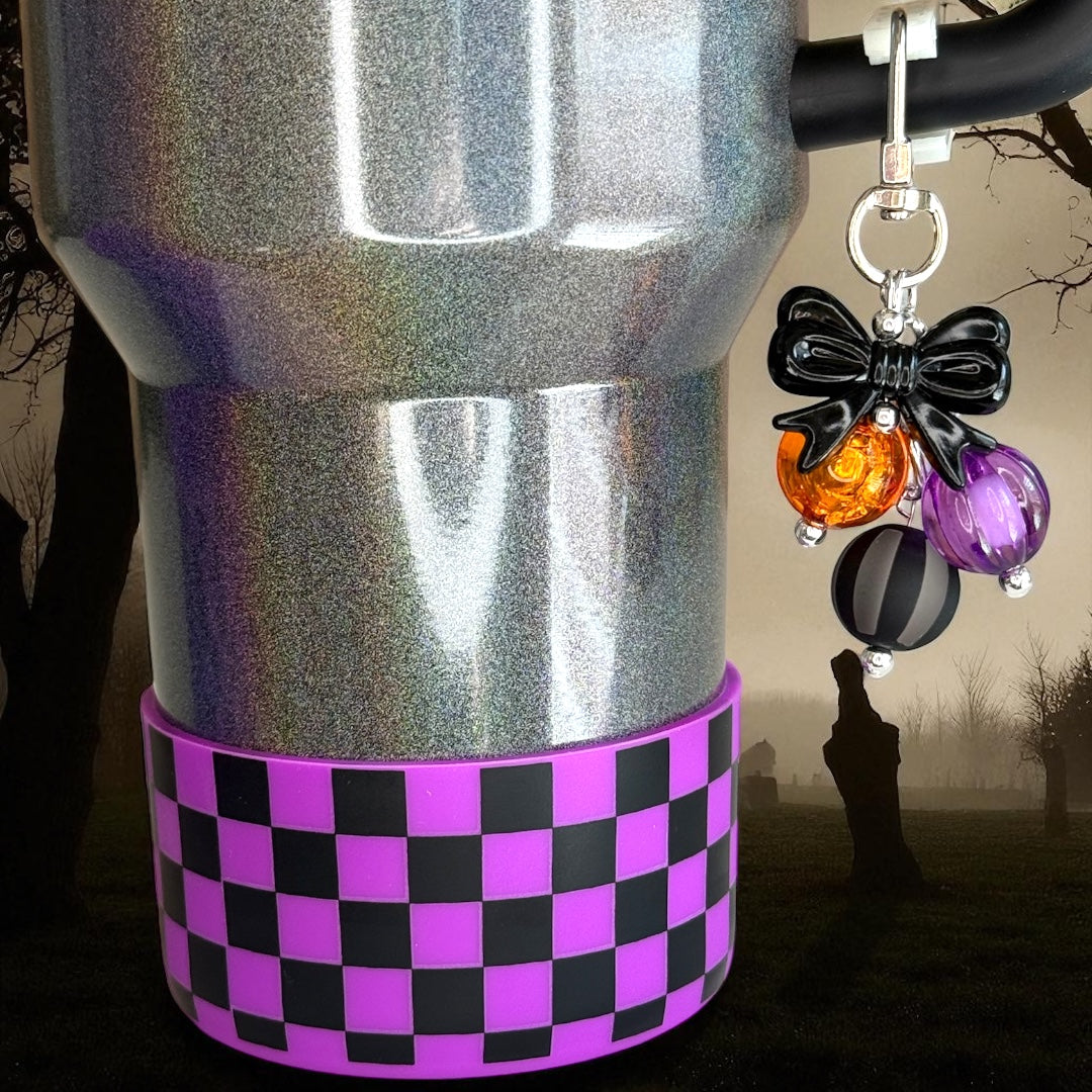 Neon Purple Checker Boot