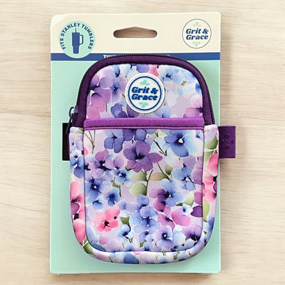 Blooming Hydrangeas Tumbler Wallet Pouch