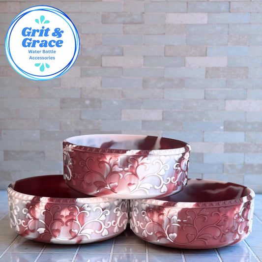 Heart Scroll Victorian Bloom Swirl Shorty Boot