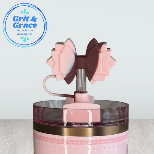 Gracie Victorian Bloom Swirl Straw Topper