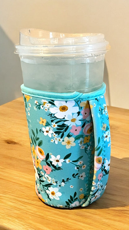 Field of Daisies Iced Coffee Carrier