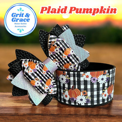 Plaid Pumpkin Bow