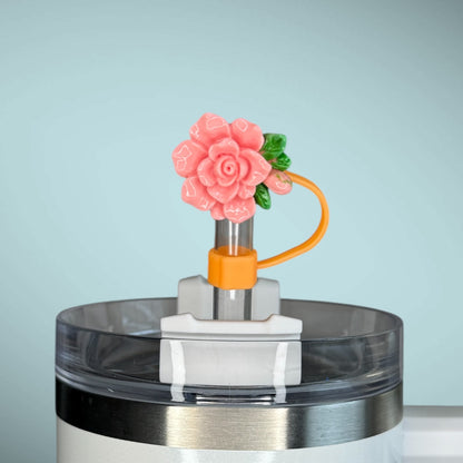 Spring Flower Straw Topper