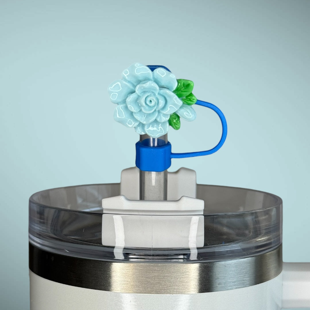 Spring Flower Straw Topper