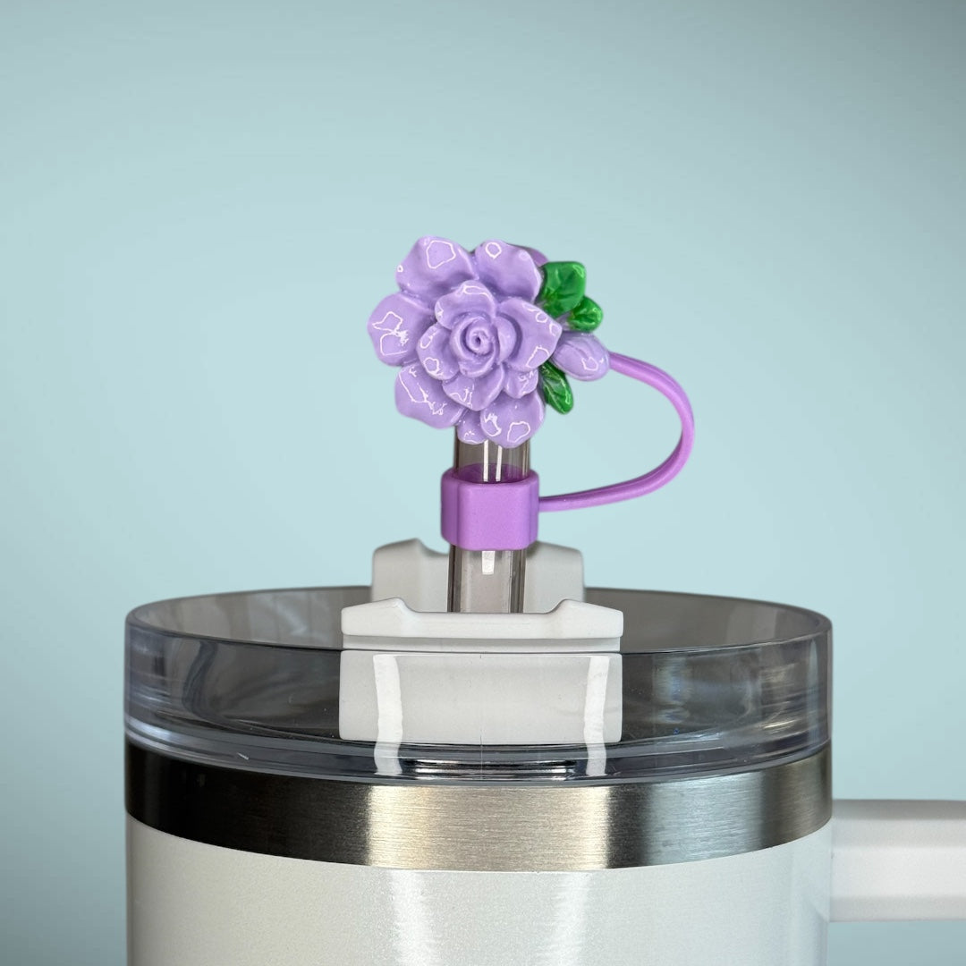 Spring Flower Straw Topper