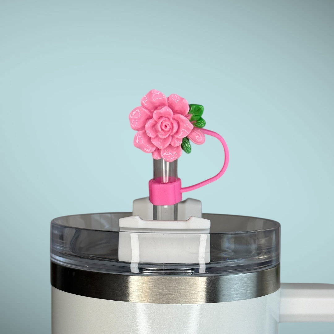 Spring Flower Straw Topper