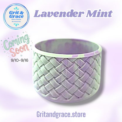 Basketweave Lavender Mint Boot (PREORDER arrival 9/10-9/16)