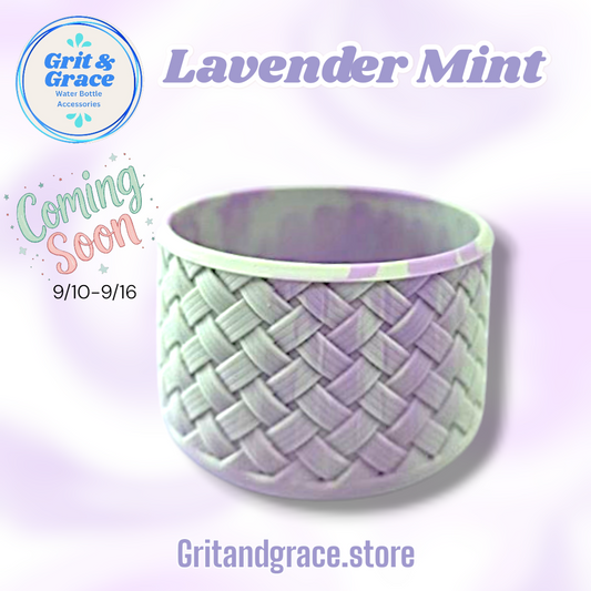 Basketweave Lavender Mint Boot (PREORDER arrival 9/10-9/16)