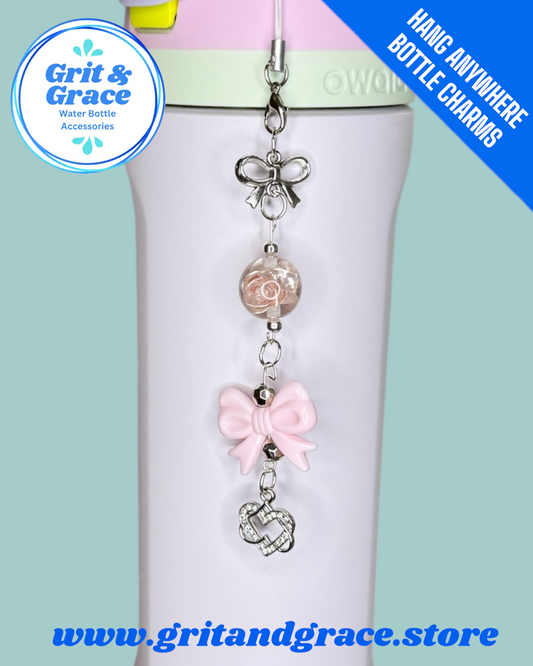 Hang Anywhere Coquette Rose Bottle Charm