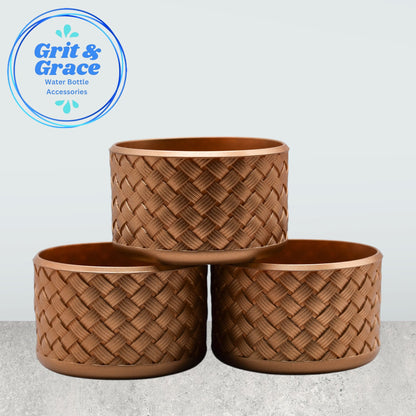 Basketweave Bronze Boot
