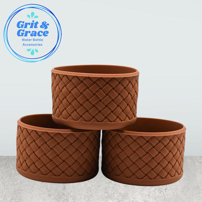 Basketweave Strawflower Logo Boot