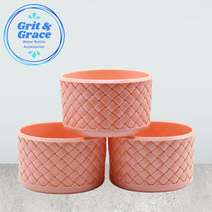 Basketweave Pearlescent Glazed Donut Boot