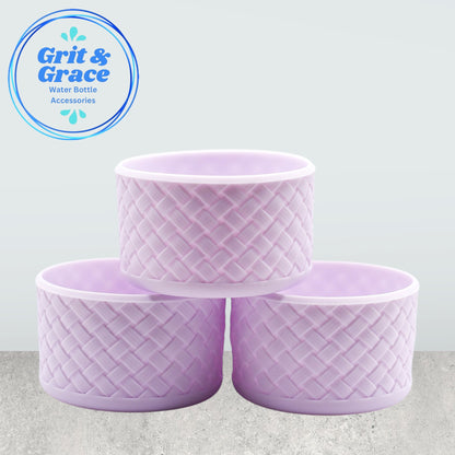 Basketweave Orchid Glimmer Boot