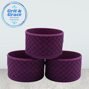 Basketweave Plum Purple Boot