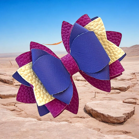 Calia Skipper Blue Color Block Bow