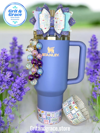 French Lavender Stamp Boot
