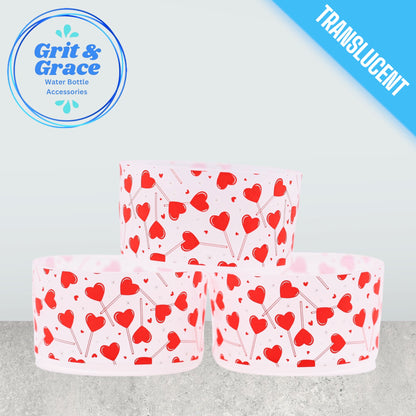 Translucent Heart Lollipop Boot