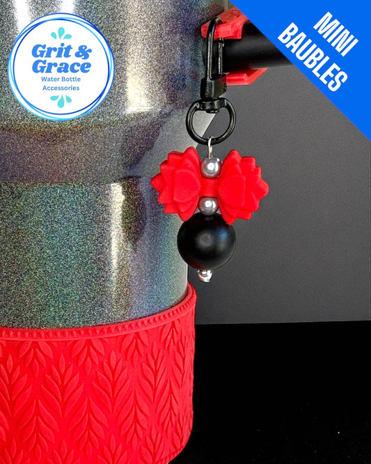 Gracie Mini Straw Bauble- Deadly Damask