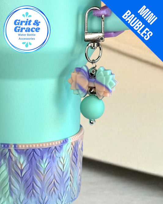 Gracie Mini Straw Bauble- Hydrangea Mint