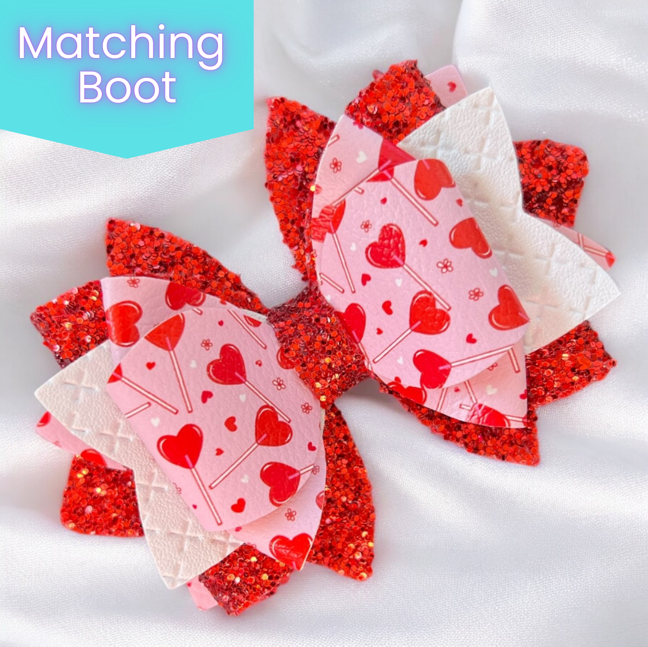 Heart Lollipop Bow