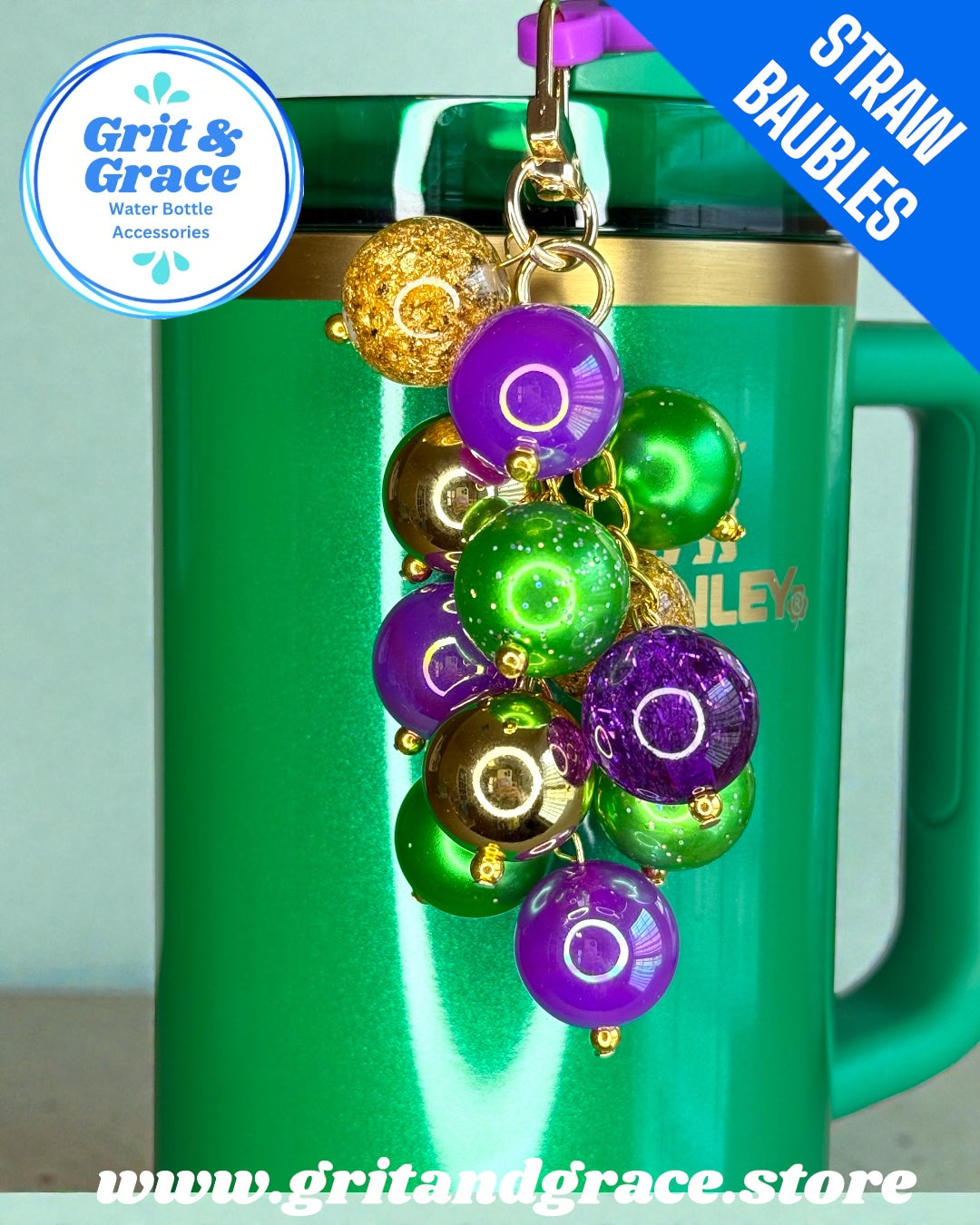 Mardi Gras #31 Straw Bauble