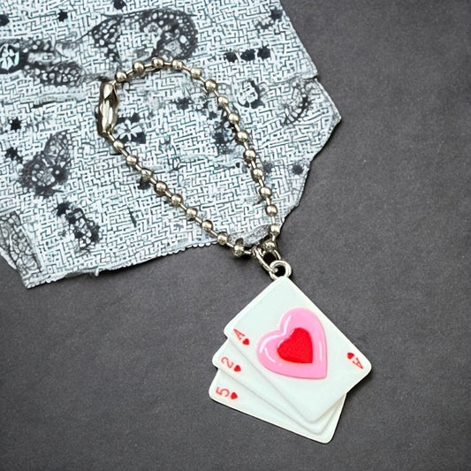 Blackjack Cards Handle Charm
