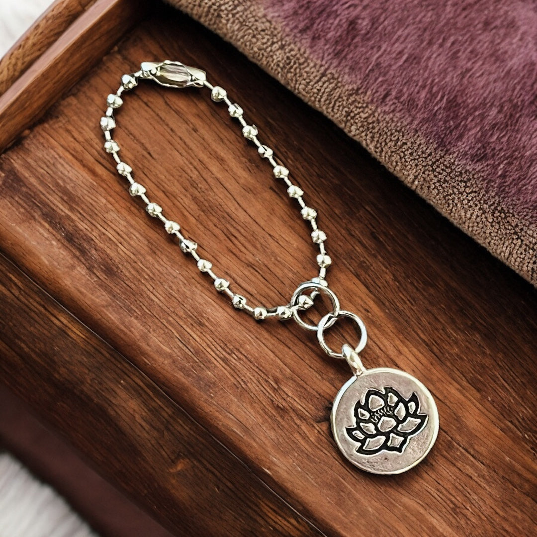 Lotus Handle Charm