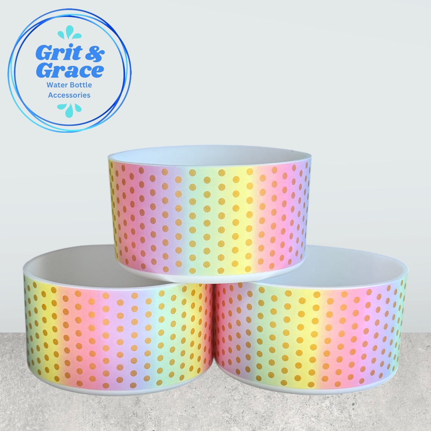 Golden Rainbow Dot Boot