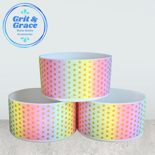 Golden Rainbow Dot Boot